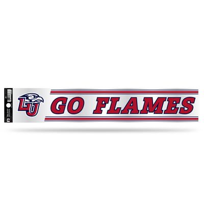 NCAA Liberty Flames Tailgate Sticker, 3 x 17-inches