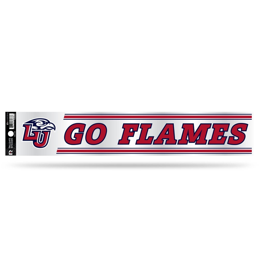 NCAA Liberty Flames Tailgate Sticker, 3 x 17-inches