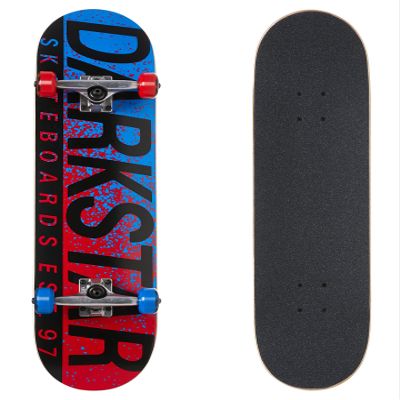 Darkstar Skateboard Complete Wordmark Red/Blue 8.0" Assembled