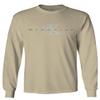 0407. Street Wear BK Brooklyn NY NYC New York Fonts Men's Long Sleeve t Shirt (Beige X-Large) view 1