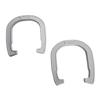 Champion Sports Elite Series Forged Steel Horseshoe Set, Black/Silver/Green view 3