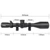 Scope 4.5-18X44 30mm First Focal Plane Riflescope with Red/Green Illuminated Reticle Multi-Coated Lenses, QTA (Quick Target Acquisition) Turrets with Lens Covers/Scope Rings (ZT4.5-18X44FFP) view 3