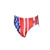 ARENA Men's USA Red, White and Blue 3-Inch Brief Athletic Training Swimsuit, MaxLife Chlorine Resistant Fabric, Stars & Stripes, 22 view 4
