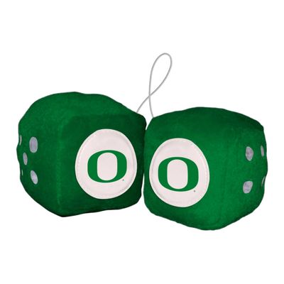 FANMATS 32016 Oregon Team Color Fuzzy Dice Dcor 3" Set