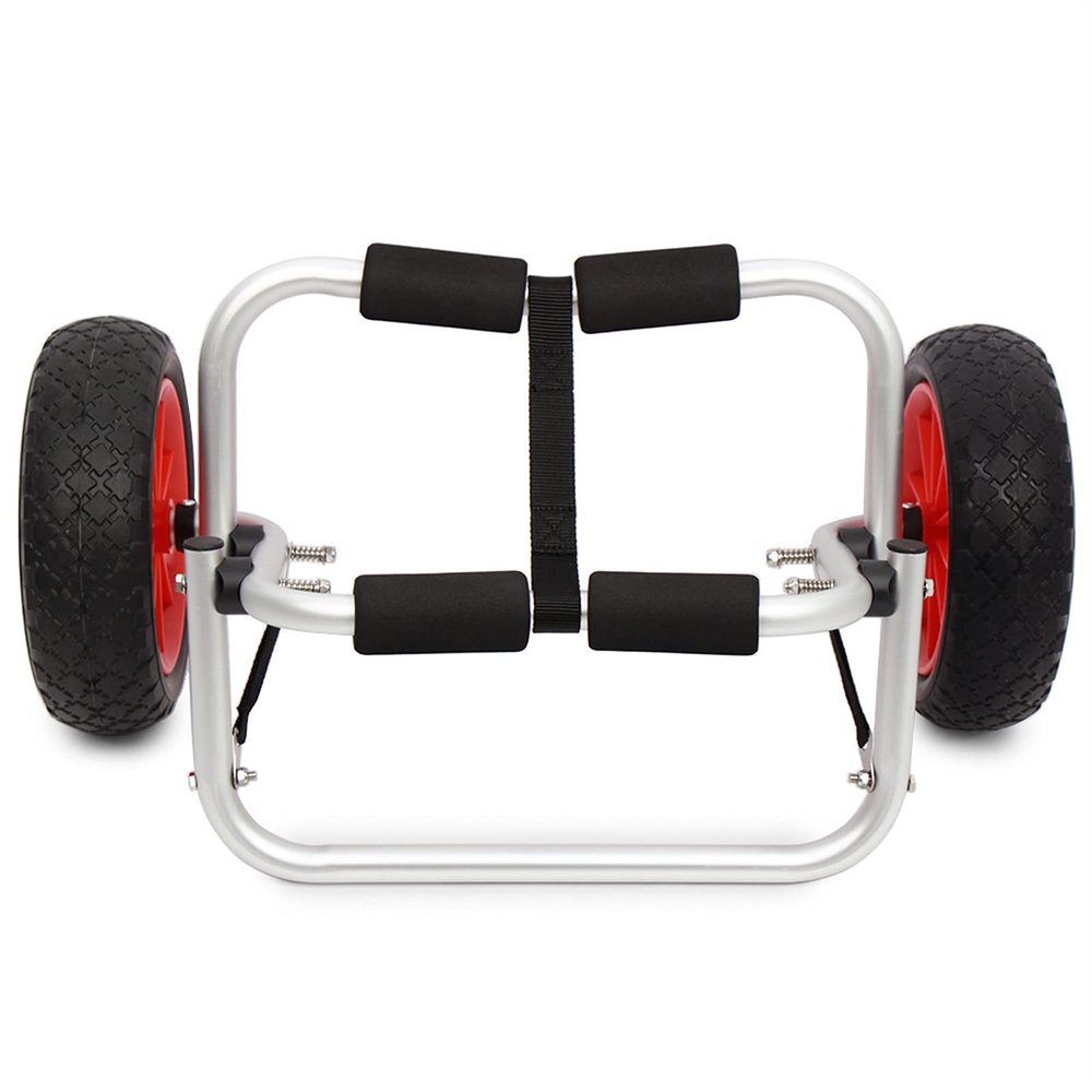 Lifyn2 Kayak 50KG / 65KG Loading Capacity Foldable Kayak Trolley Energy-Saving Two-Wheeled Carrier Cart for Kayak Canoe Boat Trolley (Color : 65kg)