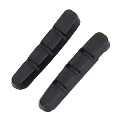 Bicycle Accessories 1 Pair Mountain Bike Brake Pad Shoes V Brake Blocks Bicycle Part Bicycle Braking V-Brake Holder Bike Parts (Color : Black 1)