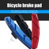 Bicycle Accessories 1 Pair Mountain Bike Brake Pad Shoes V Brake Blocks Bicycle Part Bicycle Braking V-Brake Holder Bike Parts (Color : Black 1) view 4