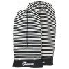 eBodyboarding Stretchy Bodyboard Sock Cover-BK & WH-S view 2