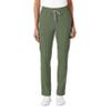 Women's High Waist Slim Leg Scrub Pant, Olive, 2X P view 1