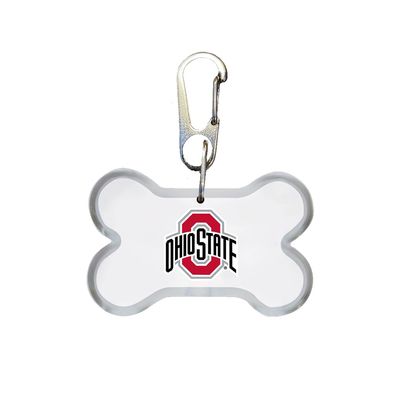Fan-A-Peel Ohio State Personal Illumination Device - Wearable High-Visibility LED Motion Sensor Light with Carabiner, Bone - Officially Licensed