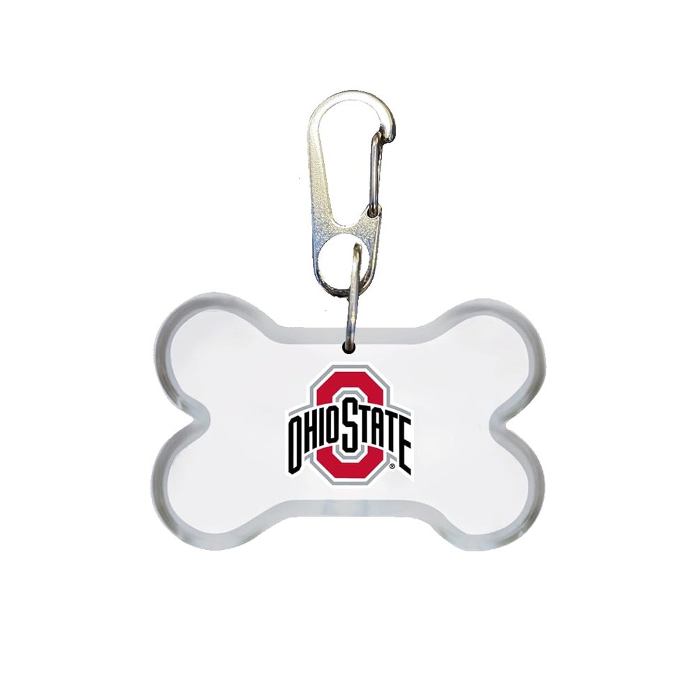 Fan-A-Peel Ohio State Personal Illumination Device - Wearable High-Visibility LED Motion Sensor Light with Carabiner, Bone - Officially Licensed