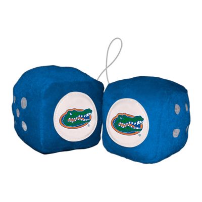 FANMATS 32008 Florida Team Color Fuzzy Dice Dcor 3" Set