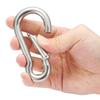 sprookber Stainless Steel Spring Snap Hook Carabiner - 304 Stainless Steel Caribeener Clips, Set of 6 view 4