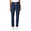 Women's High Waist Slim Leg Scrub Pant, Navy, 1X P view 1