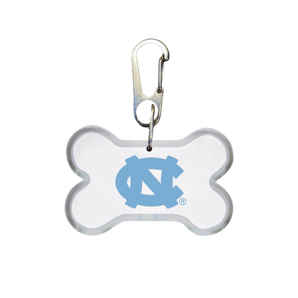 FAN-A-PEEL UNC Personal Illumination Device - Wearable High-Visibility LED Motion Sensor Light with Carabiner, Bone - Officially Licensed