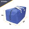 25 Gallon Quilted Moving and Storage Bag. 22" x 10" x 8". Underarm Travel Tote. Travel Weekender and Small Duffel Bag. Perfect for Short Trips or Long-Term Storage. view 2