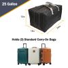 25 Gallon Quilted Moving and Storage Bag. 22" x 10" x 8". Underarm Travel Tote. Travel Weekender and Small Duffel Bag. Perfect for Short Trips or Long-Term Storage. view 4