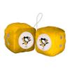 FANMATS 32004 Pittsburgh Penguins Team Color Fuzzy Dice Dcor 3" Set view 1
