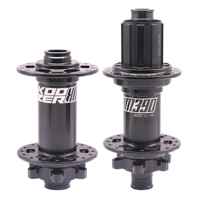 BestParts XM390 PRO Mountain Bike MTB Hub Set 32 Hole Boost Thru Axle 12x148mm + 15x110mm, Aluminium 6 Bolts Disc Brake Hub HG Replacement for Shimano 8-11 Speed