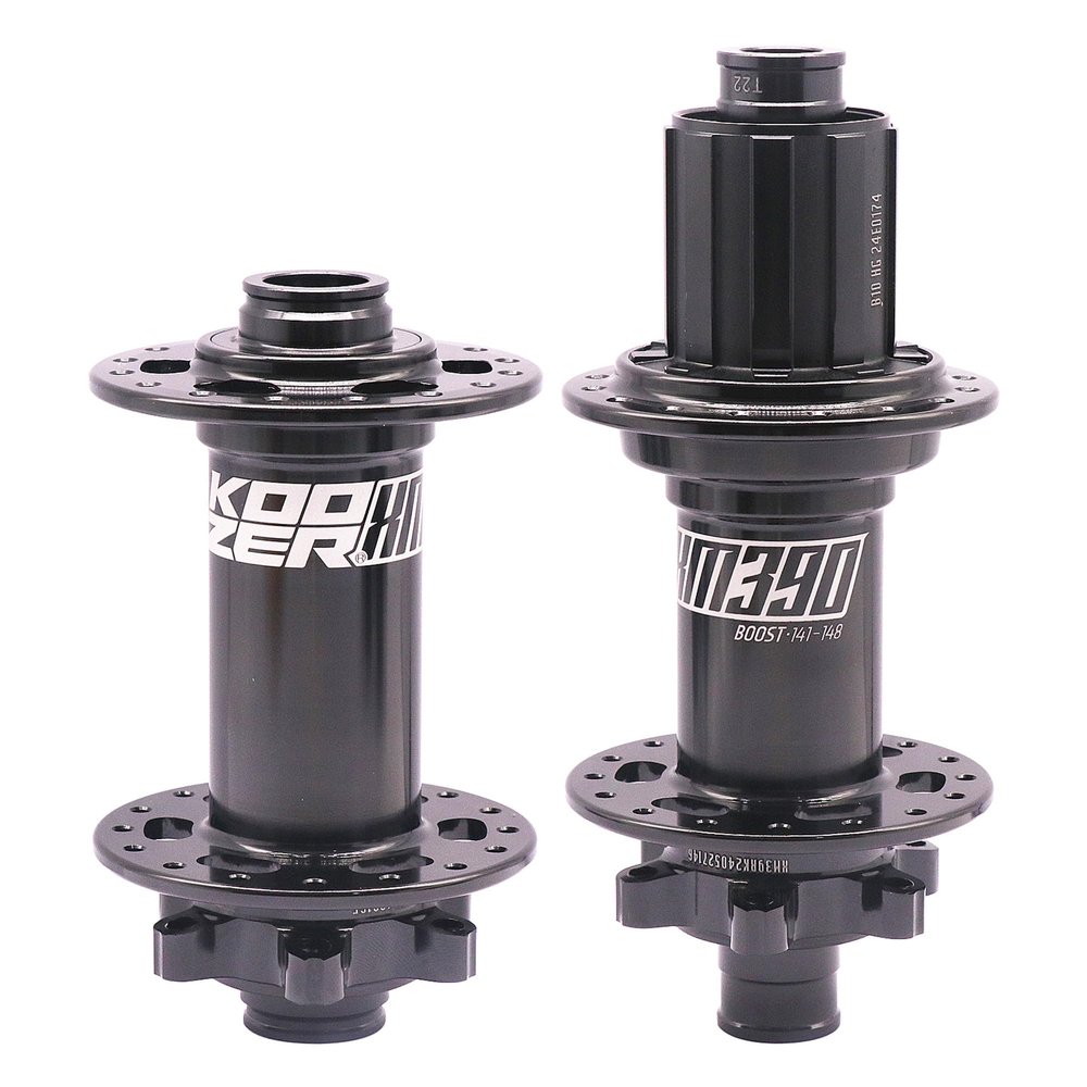BestParts XM390 PRO Mountain Bike MTB Hub Set 32 Hole Boost Thru Axle 12x148mm + 15x110mm, Aluminium 6 Bolts Disc Brake Hub HG Replacement for Shimano 8-11 Speed