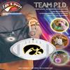 FAN-A-PEEL Iowa Personal Illumination Device - Wearable High-Visibility LED Motion Sensor Light with Carabiner, Football - Officially Licensed
