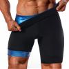 LMCOB Men's Thermo Leggings - Hot Sauna Shorts, Compression Hight Waist Pants, Workout Body Shaper, Sauna Suit (BH70011-01-3XL) view 1