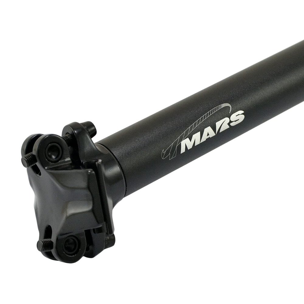 Tmars SD-428 27.2x600mm Micri Angle-Adjust Clamp Alloy Seat Post Seatpost,Black, TS2446