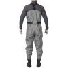 BASSDASH 3D Boot Foot Game Wader Heather Grey Ultra High Strength PVC Fishing Hunting Chest Waders for Men view 2
