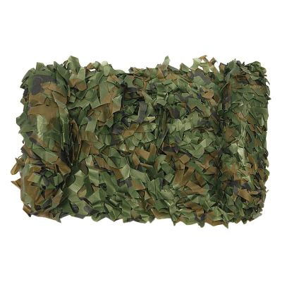 BcofoA Woodland Camouflage nets, OFord Polyester Camouflage nets are Used for sunshading, Camping, Shooting, Hunting, and Outdoor sunshading.