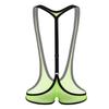Hedmy Men's See Through Mesh Fishnet Suspenders Wrestling Singlet Y-Back Leotard Hipster Bodysuits Green One Size view 2