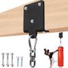 KSWLOR Heavy Punching Boxing Bag Hanger - Heavy Duty Bag Hanger Bracket,360 Rotation Wall Ceiling Mount Wood Beam Hook for Boxing Muay Thai Training,Aerial Yoga Swing & Hammock view 1