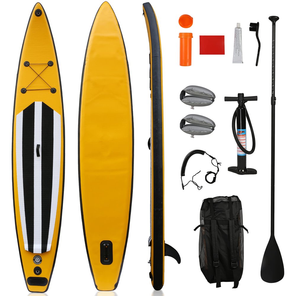 DC DICLASSE Paddle Boards for Adults, 12 6 SUP with Full Accessories, Adjustable Paddle Dual-Action Hand Pump, for All Skill Levels