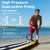 DC DICLASSE Paddle Boards for Adults, 12 6 SUP with Full Accessories, Adjustable Paddle Dual-Action Hand Pump, for All Skill Levels view 3