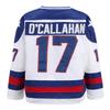 Hockey Jersey of USA 1980 Olympic Team Jerseys #17 Jack O'Callahan Stitched Letters and Numbers White S-XXXL view 2