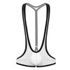 Hedmy Men's See Through Mesh Fishnet Suspenders Wrestling Singlet Y-Back Leotard Hipster Bodysuits White One Size view 1