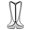 Hedmy Men's See Through Mesh Fishnet Suspenders Wrestling Singlet Y-Back Leotard Hipster Bodysuits White One Size view 2
