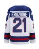 YWIES Hockey Jersey of USA 1980 Olympic Team Jerseys #21 Mike Eruzione Stitched Letters and Numbers White S-XXXL view 3