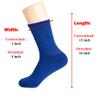 AWS/American Made Solid Cotton Cushion Crew Socks for Men Breathable Athletic Sport Socks (Parliament 3 Pairs, Shoe Size 5 to 10) view 4