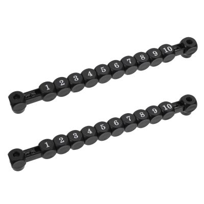 BESPORTBLE 2pcs Plastic Football Counters Scorekeepers for Foosball and Desktop Games Ergonomic Design for Easy Use for Outdoor Activities and Game