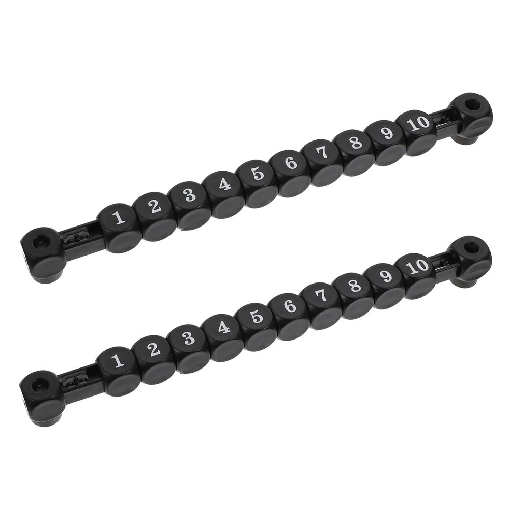 BESPORTBLE 2pcs Plastic Football Counters Scorekeepers for Foosball and Desktop Games Ergonomic Design for Easy Use for Outdoor Activities and Game