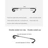 2 PCS Outdoor Camping Hook Metal Tent Lamp Hook Double Head Pig Tail S Type Rack view 2