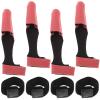 2 Sets Fishing Rod Protector Suite High Elasticity Red Elastic Band view 1
