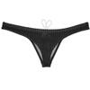 JAXFSTK Men's Tan Swim Thong Breathable Holes Bikini Swimwear Board Surf Trunks Pouch Tangas Swimsuit 3-Pack(Black,Yellow,Light Blue) L view 2
