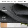 Jump Rope Mat 71"x24" Large Non-Slip Indoor Outdoor Exercise Fitness Mat, High-Density Workout Shock Absorption for Home Gym Flooring Concrete Jumping Rope view 4