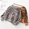 HEYDHSDC Spring and Autumn Leopard Print Sweater Kids Boy and Girl Sweaters Baby Girl Brown 7-8 Years view 3