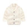 2021 Baby Boys Knitting Sweaters 100% Cotton Cardigan Spring Autumn Outfit Coat Beigezwt 18m view 1