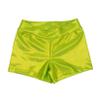Girls Dance Short Gymnastics Athletic Shorts Sparkle Glitter Tumbling Bottoms (Green, 7-8 Years) view 2
