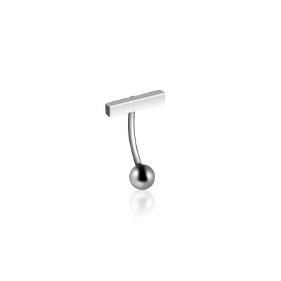 COLORFUL BLING 14g Surgical Stainless Steel Bar Belly Button Rings Set Navel Barbell Ball Studs Body Piercing Jewelry-Silver
