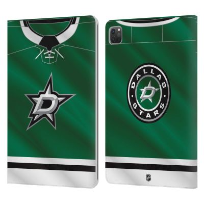 Head Case Designs Officially Licensed NHL Jersey Dallas Stars Leather Wallet Case Compatible with Apple iPad Pro 11 2020/2021 / 2022