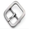 CRAFTMEMORE 4pcs 1 Inch Single Prong Belt Buckle Square Center Bar Buckles Leather Craft Accessories D3140 (Gunmetal) view 2